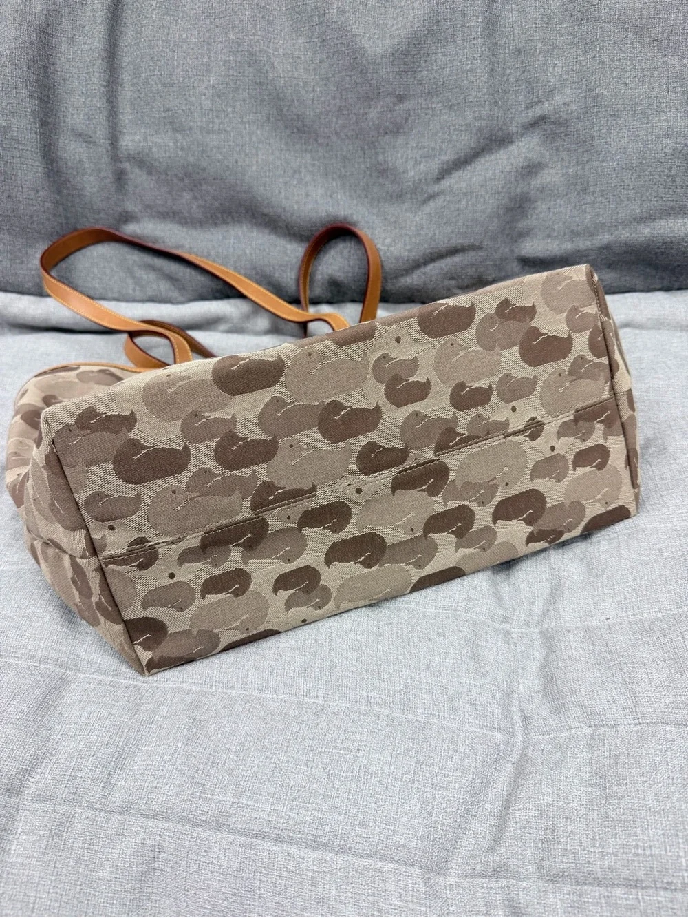 Dooney & Bourke Brown and Tan Signature Tote
